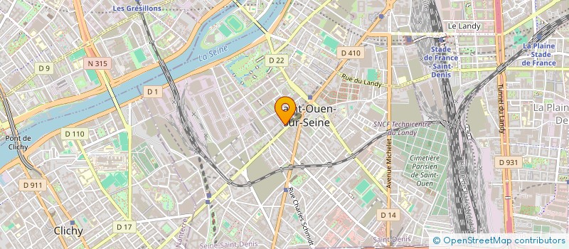 localisation de l'entreprise SCA CONSEIL à SAINT-OUEN-SUR-SEINE