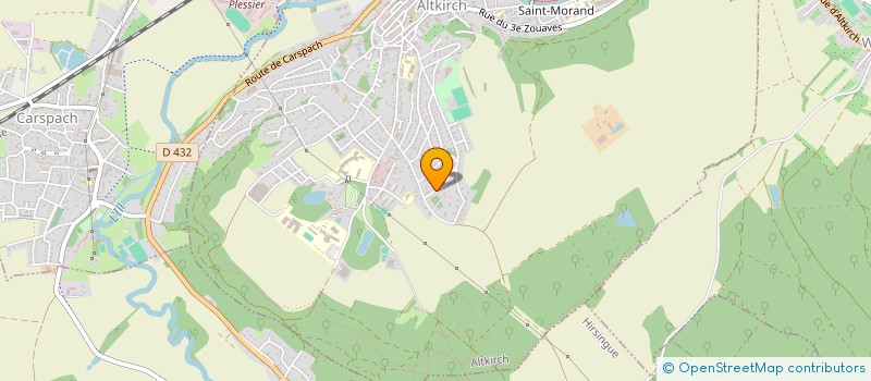 localisation de l'entreprise SCA COPRORAMA  ALTKIRCH