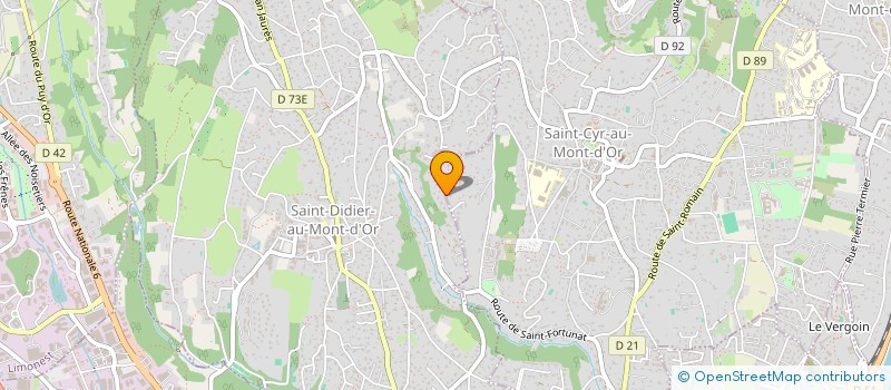 localisation de l'entreprise SCA DE LA COTE BLONDE  SAINT-DIDIER-AU-MONT-D'OR