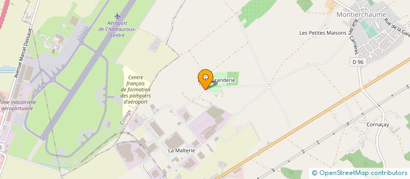 localisation de l'entreprise SCA DE LA FLEURANDERIE à MONTIERCHAUME