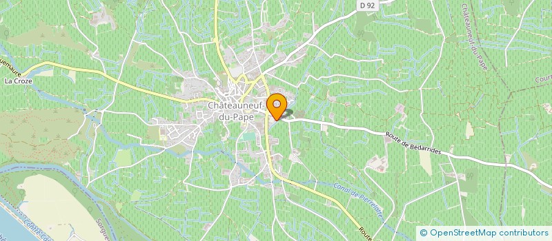 localisation de l'entreprise SCA DE LA GRENADE à CHATEAUNEUF-DU-PAPE