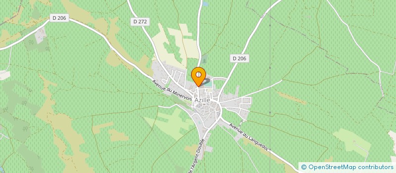localisation de l'entreprise SCA DE VINIFICATION D'AZILLE-MINERVOIS  AZILLE