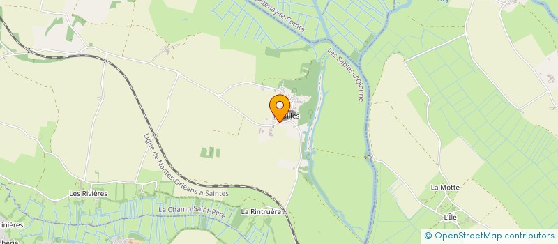 localisation de l'entreprise SCA DOMAINE DU PETIT MARAIS  FOUGERE