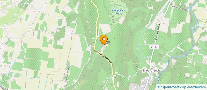 localisation de l'entreprise SCA DU CHATEAU LA BORIE  SUZE-LA-ROUSSE