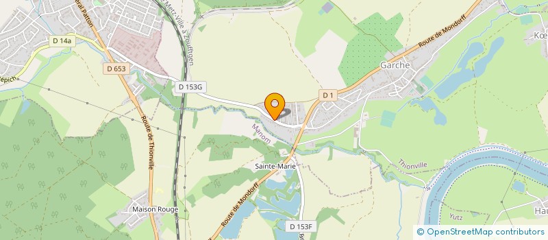 localisation de l'entreprise SCA DU DOMAINE D ENTRANGE à THIONVILLE