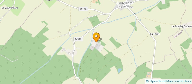 localisation de l'entreprise SCA DU DOMAINE DE SAUSSEUX à LOUVILLIERS-LES-PERCHE