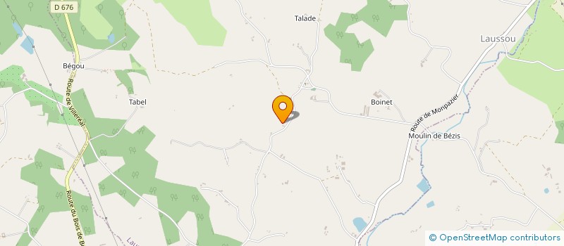 localisation de l'entreprise SCA DU PICAT  SAINT AUBIN