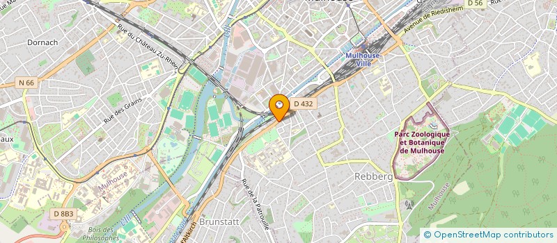 localisation de l'entreprise SCA DU POLE DE SANTE DU HASENRAIN à MULHOUSE