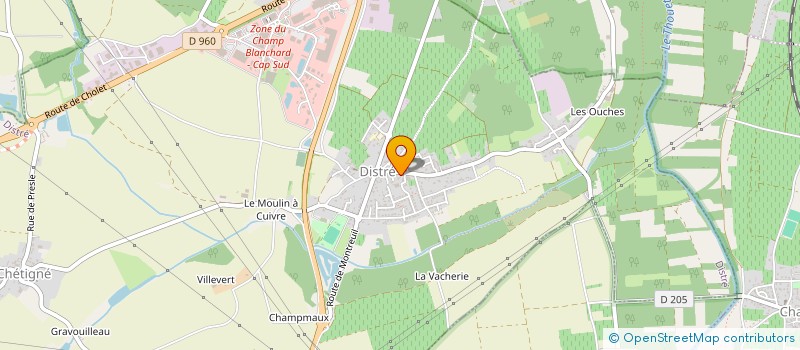 localisation de l'entreprise SCA FOURRIER ET FILS  DISTRE