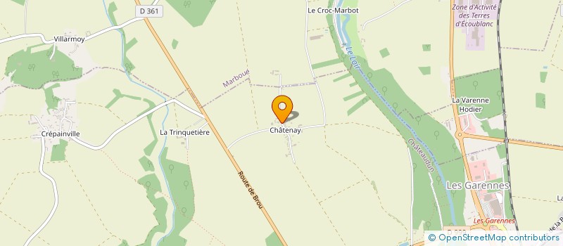 localisation de l'entreprise SCA FRANCHET à CHATEAUDUN