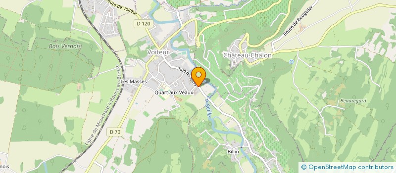 localisation de l'entreprise SCA FRUITIERE VINICOLE DE VOITEUR à VOITEUR