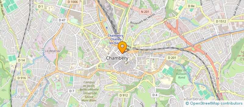 localisation de l'entreprise SCA GEOCAP  CHAMBERY