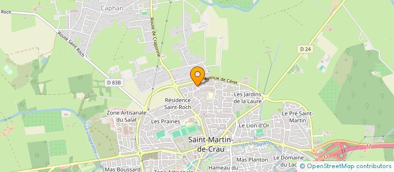 localisation de l'entreprise SCA GUINCRAU à SAINT MARTIN DE CRAU