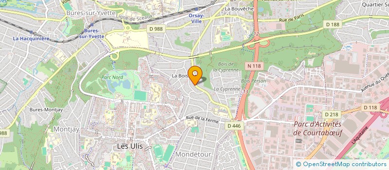 localisation de l'entreprise SCA HABITAT à ORSAY
