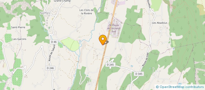 localisation de l'entreprise SCA HERA  NEFFES