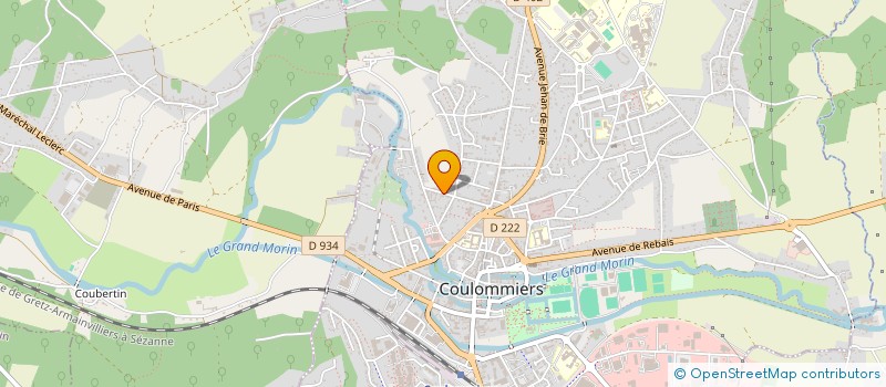 localisation de l'entreprise SCA HOLD à COULOMMIERS
