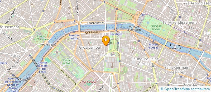 localisation de l'entreprise SCA ISSY-PERCY à PARIS
