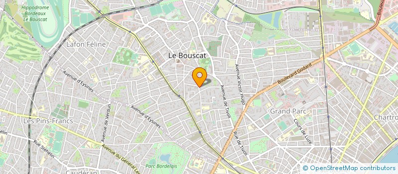localisation de l'entreprise SCA KATER à LE BOUSCAT