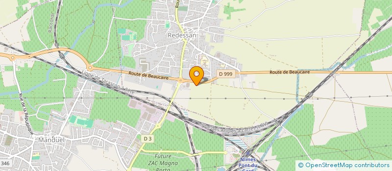 localisation de l'entreprise SCA L'OLIVET  MANDUEL