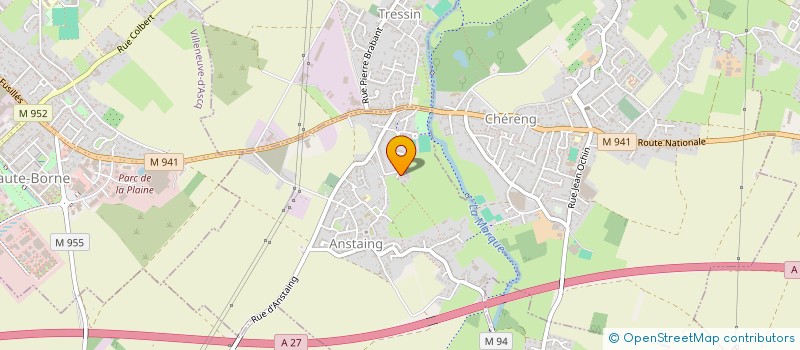 localisation de l'entreprise SCA LA BLANCHISSERIE  ANSTAING