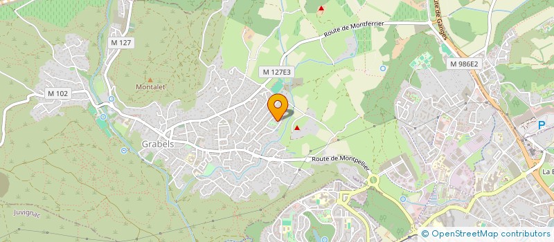 localisation de l'entreprise SCA LA DESIRADE  GRABELS