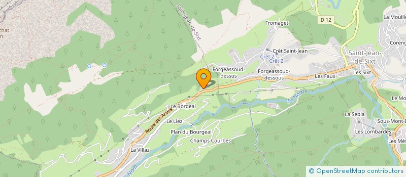 localisation de l'entreprise SCA LA SAUGE  LES VILLARDS-SUR-THONES