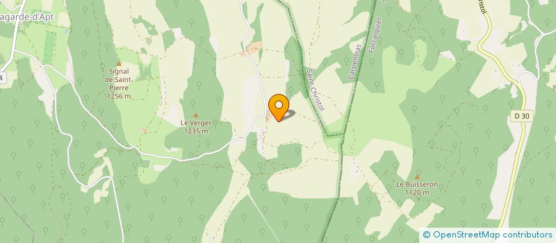 localisation de l'entreprise SCA LE CHATEAU DU BOIS  LAGARDE-D APT