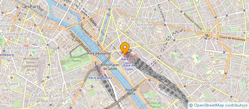 localisation de l'entreprise SCA LE LAGON à PARIS