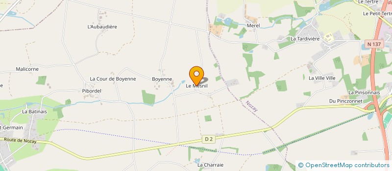 localisation de l'entreprise SCA LE MESNIL à VAY