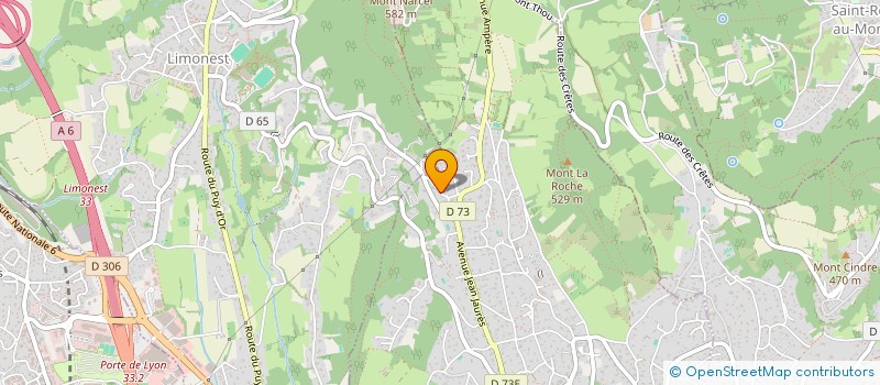 localisation de l'entreprise SCA LE YETI  SAINT-DIDIER-AU-MONT-D'OR