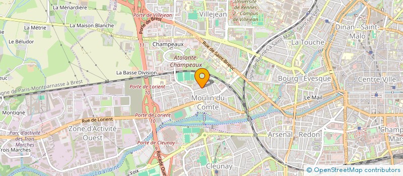 localisation de l'entreprise SCA LES AMIS DE MAX  RENNES