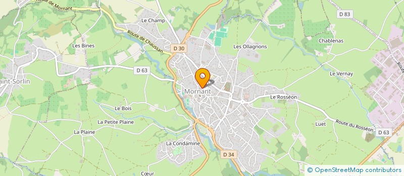 localisation de l'entreprise SCA LES AQUEDUCS  MORNANT