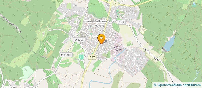 localisation de l'entreprise SCA LES COTEAUX DU PIC à SAINT-MATHIEU-DE-TREVIERS