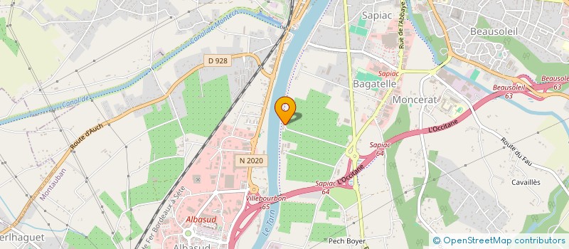 localisation de l'entreprise SCA LES GROUILLES  MONTAUBAN