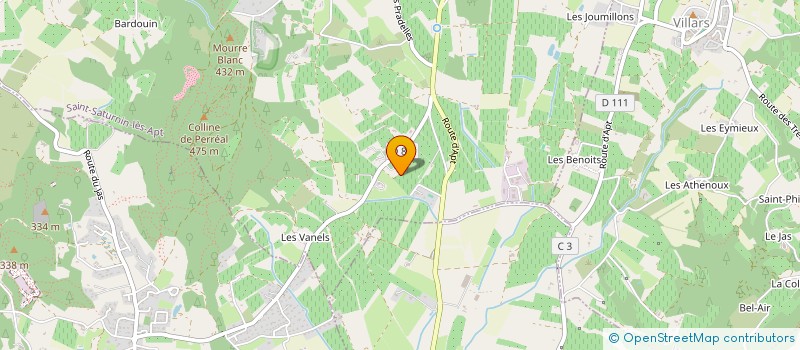localisation de l'entreprise SCA LES LAVANDES à SAINT-SATURNIN-LES-APT