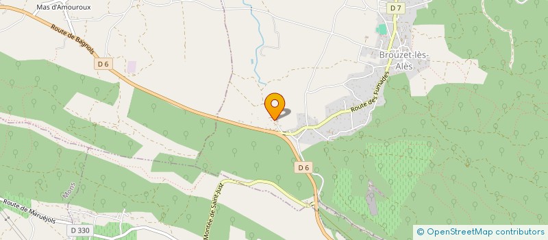 localisation de l'entreprise SCA LES VIGNERONS DU MONT BOUQUET à BROUZET-LES-ALES