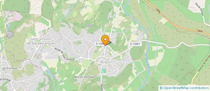 localisation de l'entreprise SCA LES VIGNERONS DU PIC à ASSAS