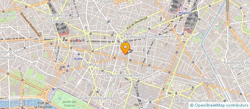 localisation de l'entreprise SCA PASSAGE JOUFFROY  PARIS