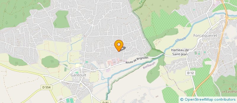 localisation de l'entreprise SCA POLE MEDICAL DE GAREOULT  GAREOULT