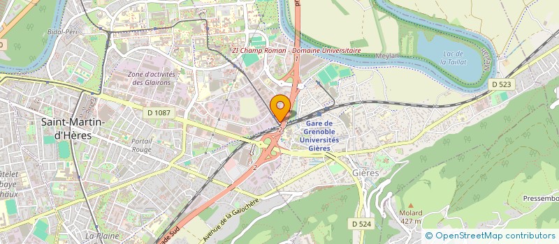 localisation de l'entreprise SCA-ROL  GIERES