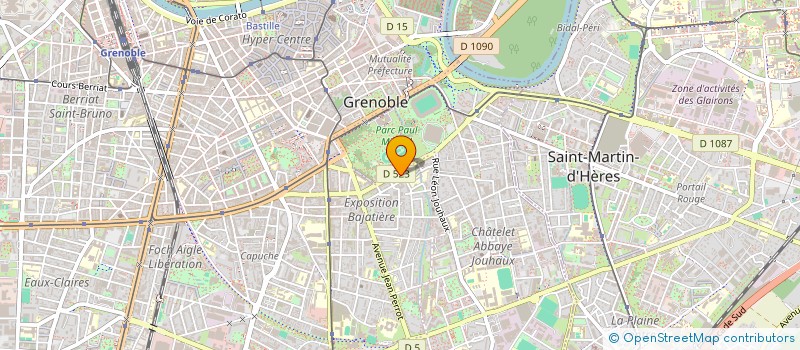 localisation de l'entreprise SCA STEPHANE CAMPO ASSURANCES à GRENOBLE