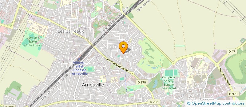 localisation de l'entreprise SCA TRANSPORT à GONESSE