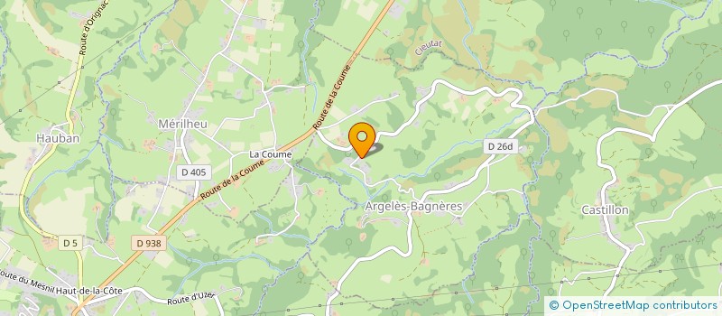 localisation de l'entreprise SCA65  ARGELES BAGNERES