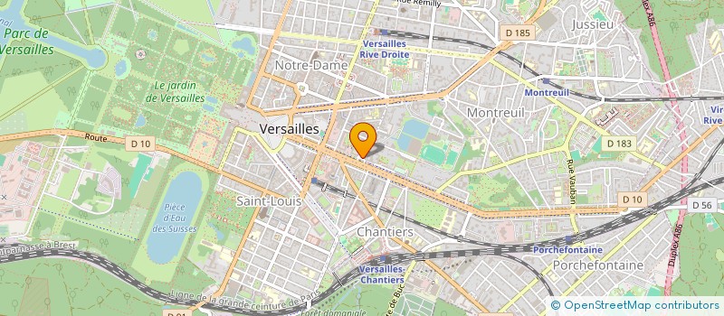 localisation de l'entreprise SCAAAL à VERSAILLES