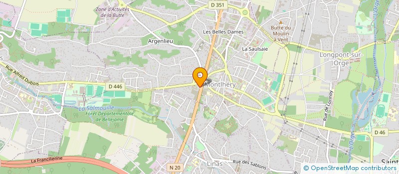 localisation de l'entreprise SCAAJ à MONTLHERY
