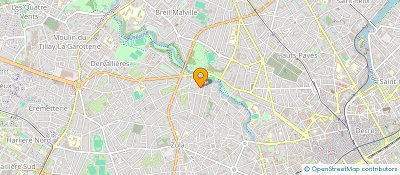 localisation de l'entreprise SCAB à NANTES