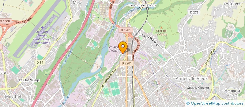 localisation de l'entreprise SCAB à ANNECY