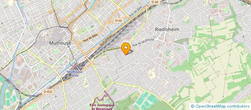 localisation de l'entreprise SCAB  RIEDISHEIM