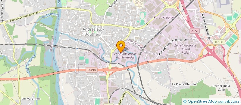 localisation de l'entreprise SCABOTEL  SAINT-JUST-SAINT-RAMBERT