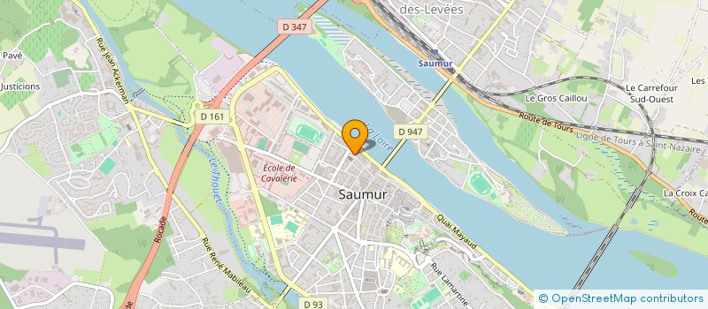 localisation de l'entreprise SCABS  SAUMUR